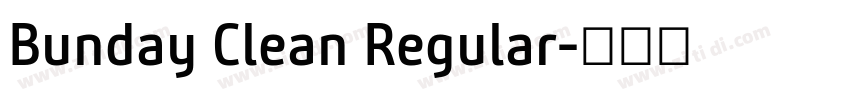Bunday Clean Regular字体转换